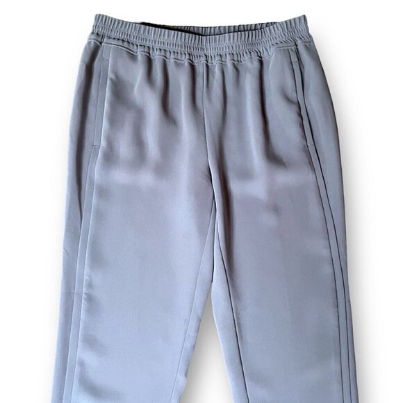 J Crew Womens Reese Trouser Sz 6 Gray Pull On Tulip Hem Pant Minimalist Preppy - Picture 5 of 10